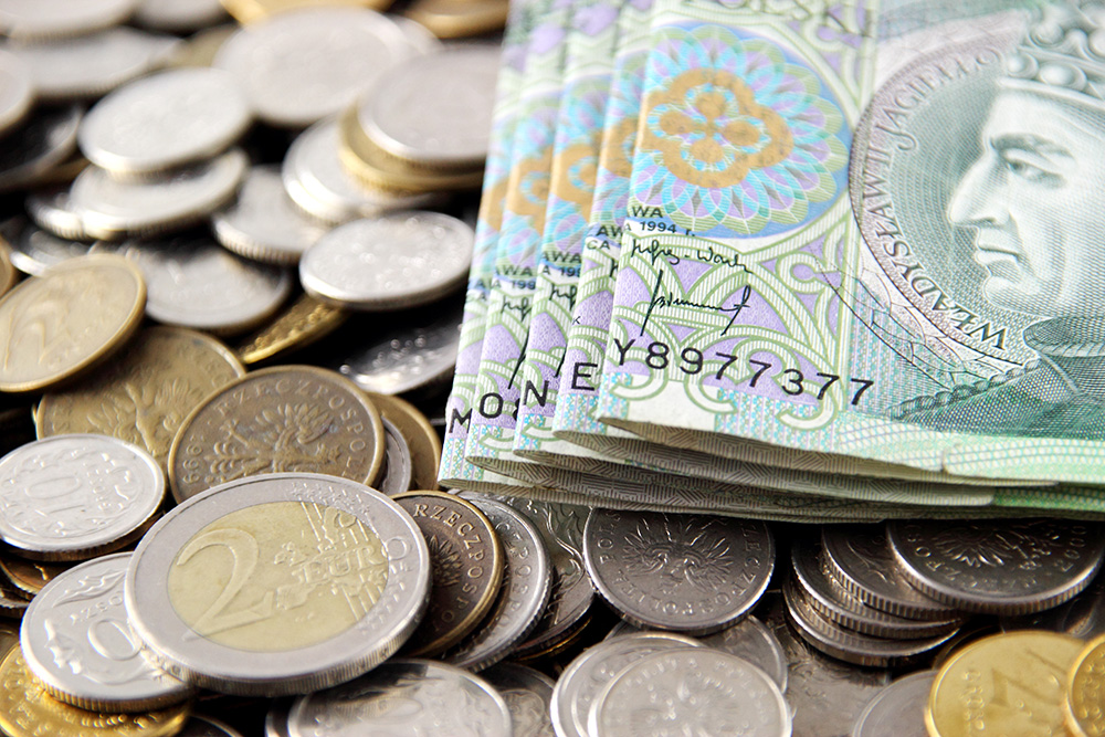 Euro coins & banknotes